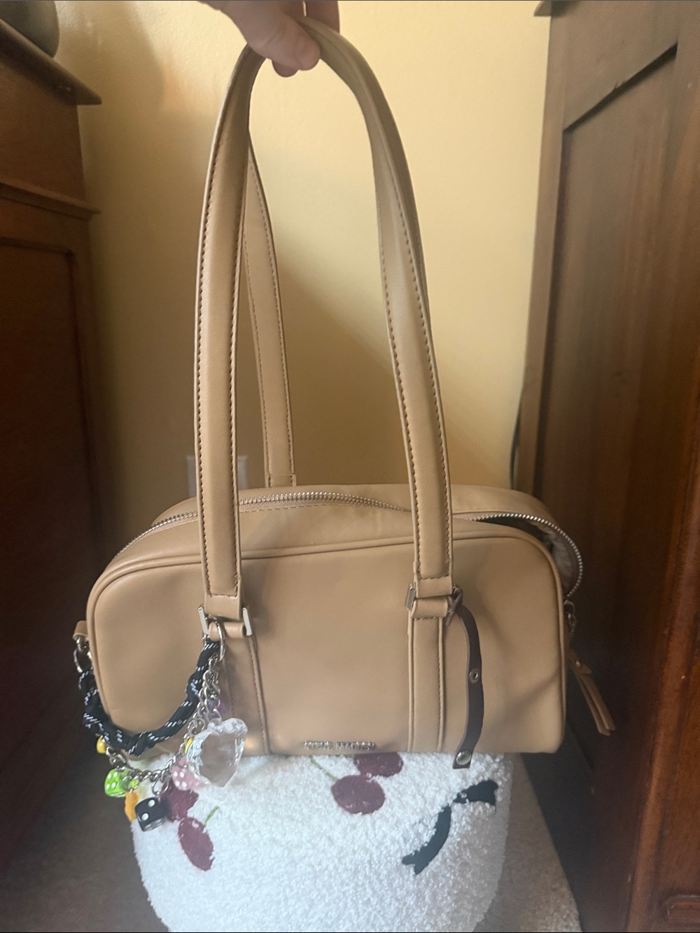 Steve Madden Tan Convertible Shoulder Bag
